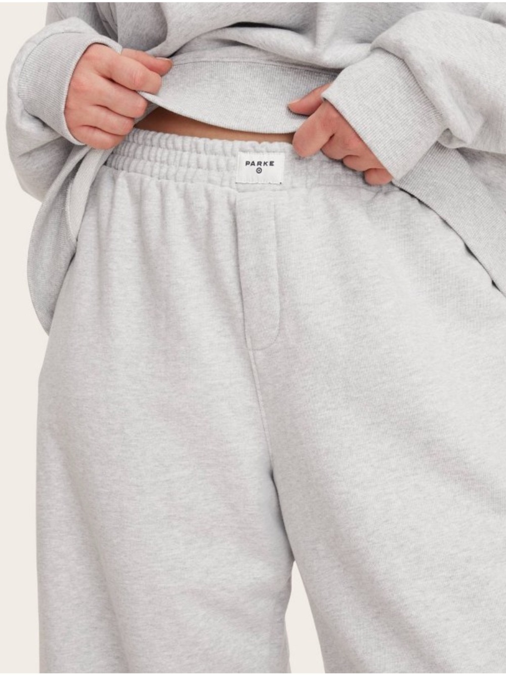 PARKE X Target Women’s High-Rise Boxer Sweatpants - Heather Gray NWT 2X